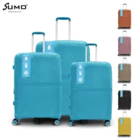 SUMO TRAVELITE PRO 360° EXPANDABLE PP LUGGAGE 3PC SET 20/24/28