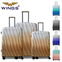 Wings Foreshore Gradient 3PC PP Luggage Set